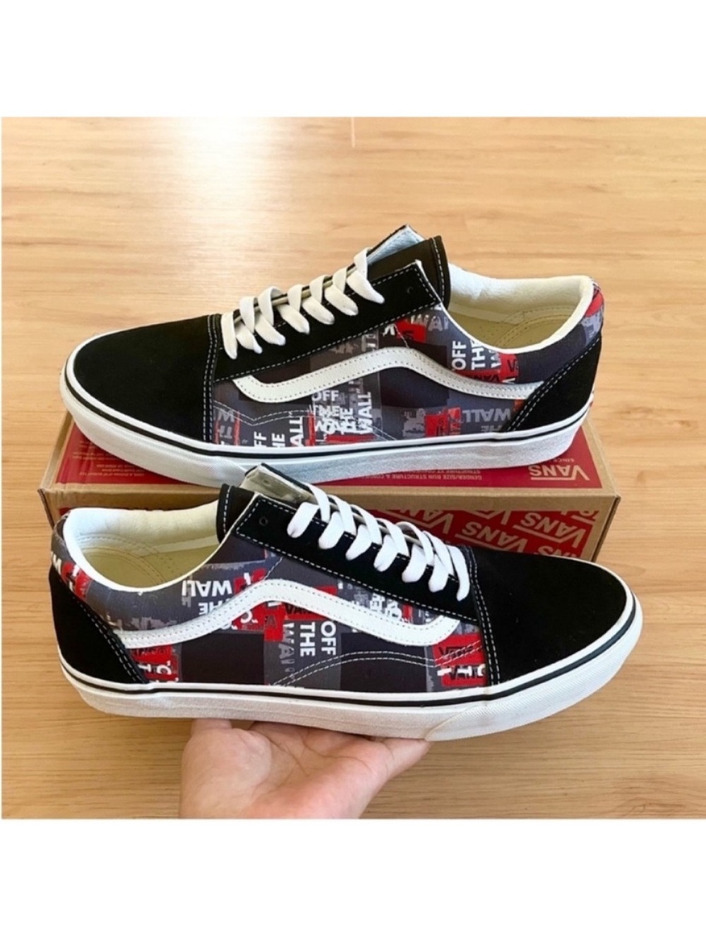 Vans Old Skool 'Packing Tape -
Black' VNOA4U3BWZ4 Mens 12.0 US